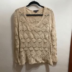 100% Cotton Crochet Sweater